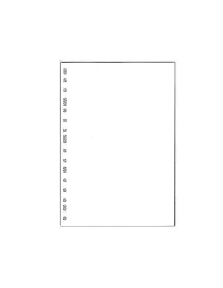 Recambio multifin 3002 cuarto natural liso blanco 50 hojas 155x215 mm