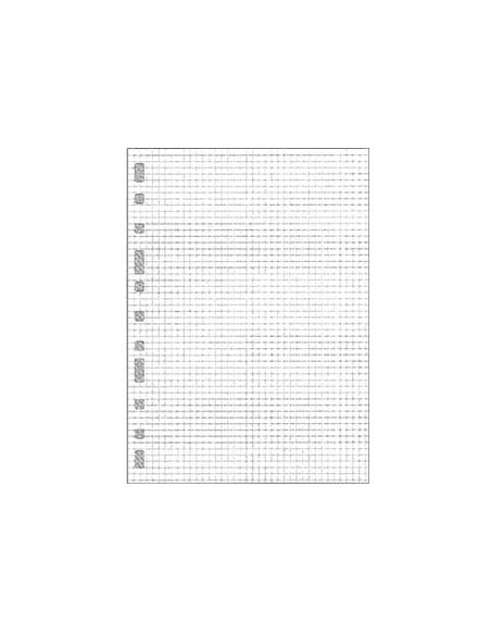 Recambio multifin 3002 cuarto natural cuadro 4 mm 50 hojas 155x215 mm