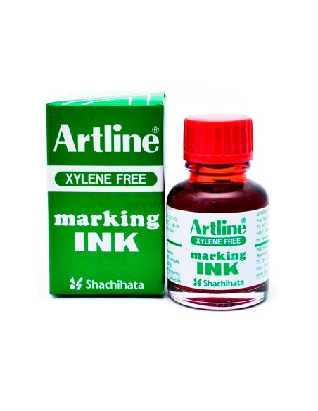 Tinta rotulador artline esk-20 rojo bote 20 cc sin xileno