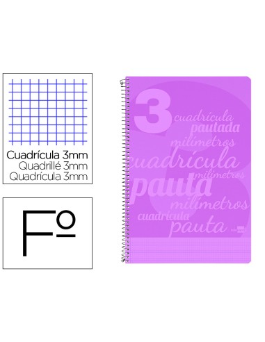 Cuaderno espiral liderpapel folio pautaguia...