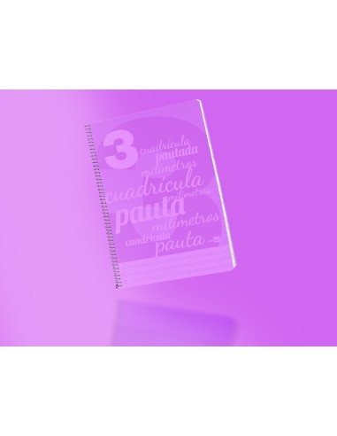 Cuaderno espiral liderpapel folio pautaguia...