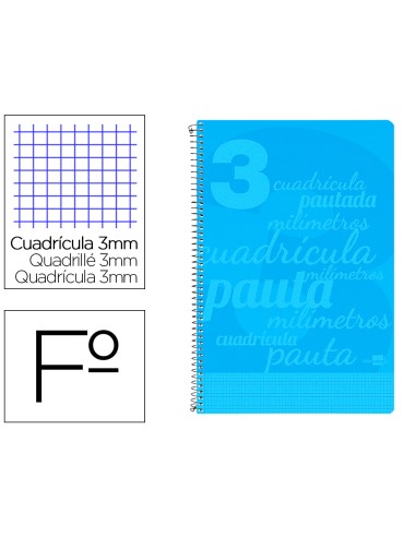 Cuaderno espiral liderpapel folio pautaguia...