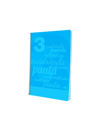 Cuaderno espiral liderpapel folio pautaguia...