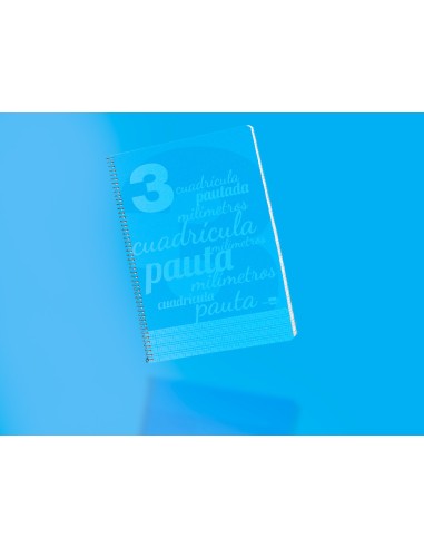 Cuaderno espiral liderpapel folio pautaguia...