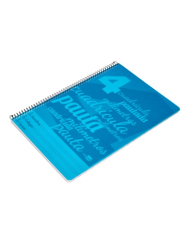 Cuaderno espiral liderpapel folio pautaguia...