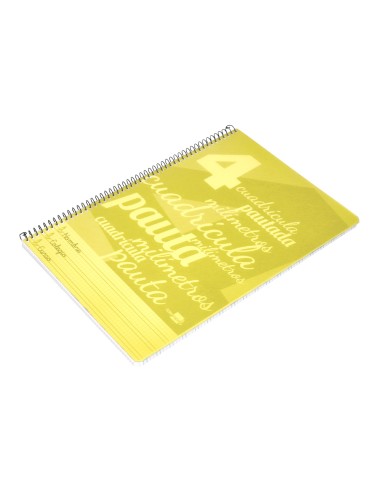 Cuaderno espiral liderpapel folio pautaguia...