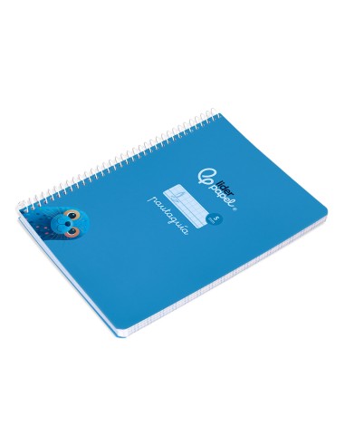 Cuaderno espiral liderpapel a5 pautaguia tapa...