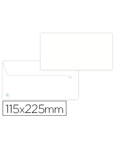 Sobre liderpapel blanco 115x225 mm solapa tira...