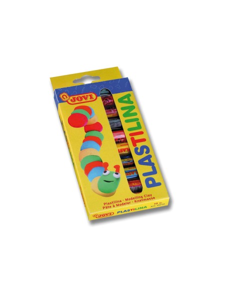 Plastilina jovi estuche de 10 barras colores surtidos