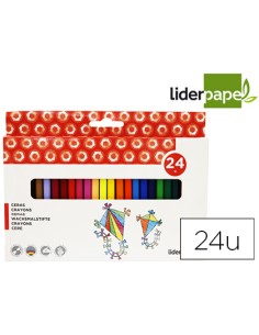 Lapices cera liderpapel...