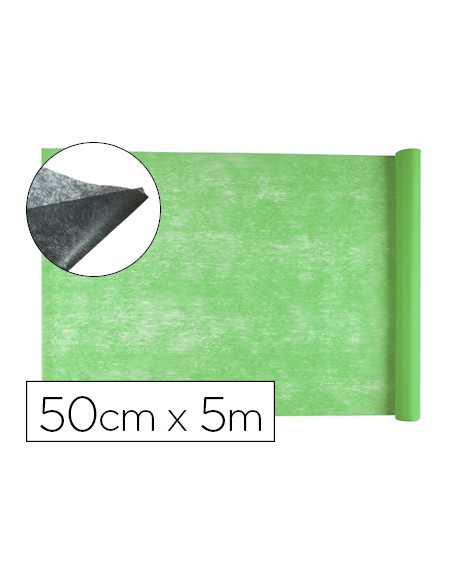 Tejido sin tejer liderpapel terileno 25 g/m2 rollo de 5 m verde