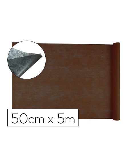 Tejido sin tejer liderpapel terileno 25 g/m2 rollo de 5 m marron