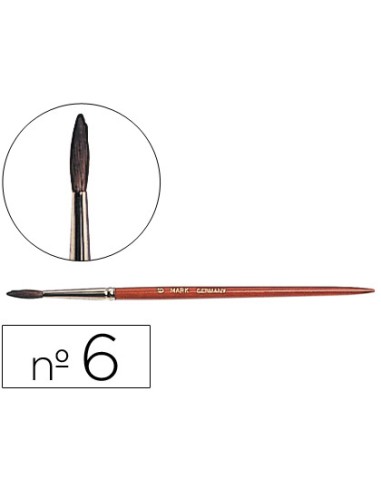 Pinceles acuarela liderpapel nº 6 virola...