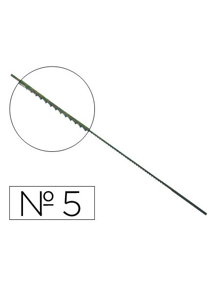 Pelos de segueta madera nº5 caja de 144 unidades