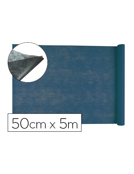 Tejido sin tejer liderpapel terileno 25 g/m2 rollo de 5 m azul marino