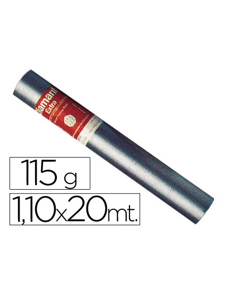 Papel vegetal diamant 110-115 gr rollo de 1.10x20 m