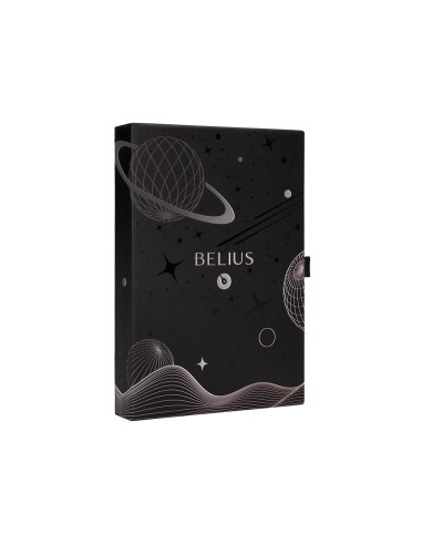 Pluma y funda de similpiel belius space b color...