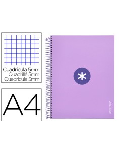 Cuaderno espiral a4 micro...