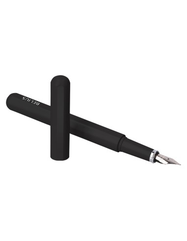 Pluma y funda de similpiel belius space b color...