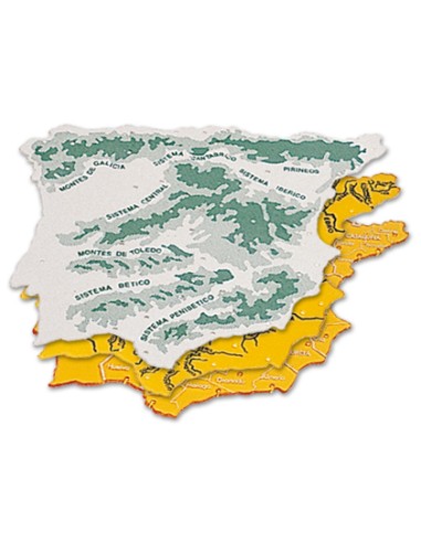 Plantilla liderpapel mapa españa plastico 22x18...