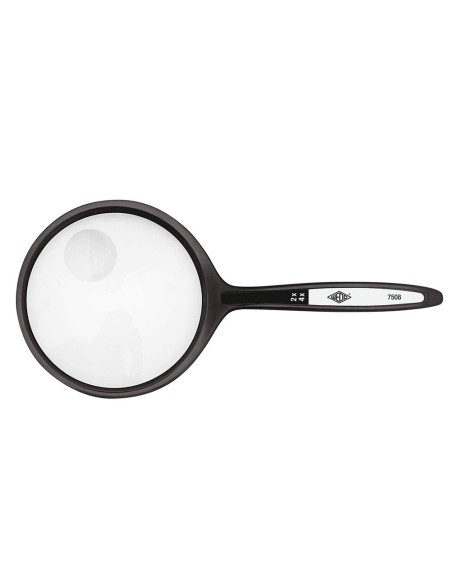 Lupa q-connect cristal bifocal 62 mm mango curvo