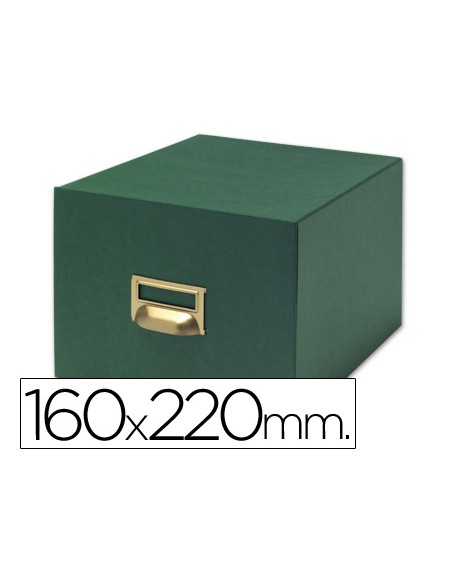 Fichero fichas tela verde 1000 fichas n.5 tamaño 160x220 mm