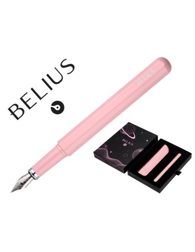 Pluma y funda de similpiel belius space b color...