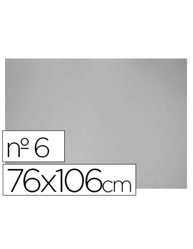 Carton gris nº 6 75x105 cm hoja