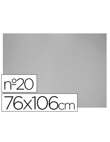 Carton gris nº 20 75x105 cm hoja