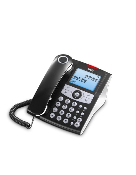 Telefono spc sobremesa/mural elegance pantalla 2,9\" retroiluminada con rellamada 8 niveles volumen opcion mute