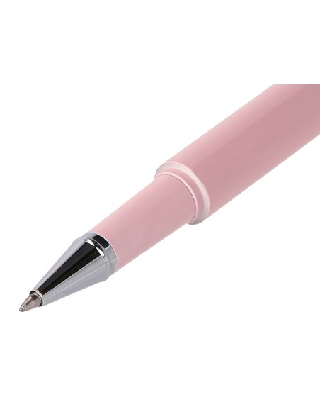 Roller y funda de similpiel belius space b color minimalista rosa tinta azul caja de diseño