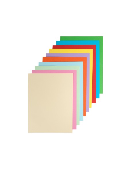 Bloc trabajos manuales liderpapel cartulina 240x315mm 10 hojas colores surtidos