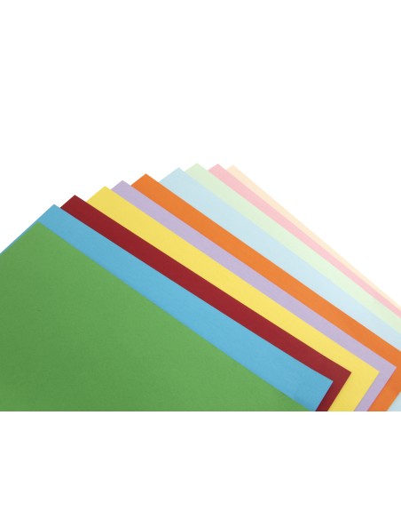 Bloc trabajos manuales liderpapel cartulina 240x315mm 10 hojas colores surtidos