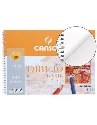 Bloc dibujo basik din a4 23x32.5 cm 20 hojas de...