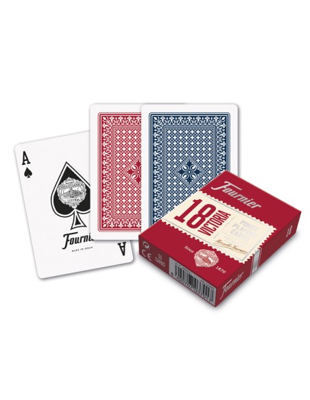 Baraja fournier poker ingles y bridge nº18 55 cartas