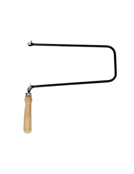Arco de segueta pequeño 130x150 mm de calado mango de madera