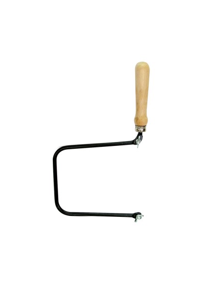 Arco de segueta pequeño 130x150 mm de calado mango de madera