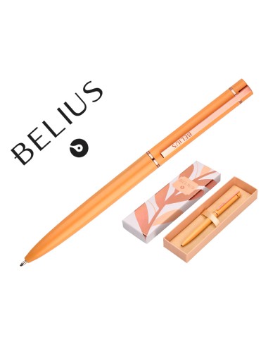 Boligrafo belius rose aluminio color...