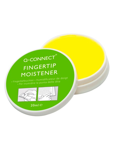 Humedecedor de dedos q-connect para pasar paginas y contar billetes envase de 20 ml
