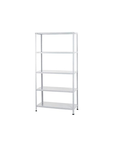 Estanteria metalica ar storage 180x90x40 cm 5 estantes 80 kg por estante color blanco