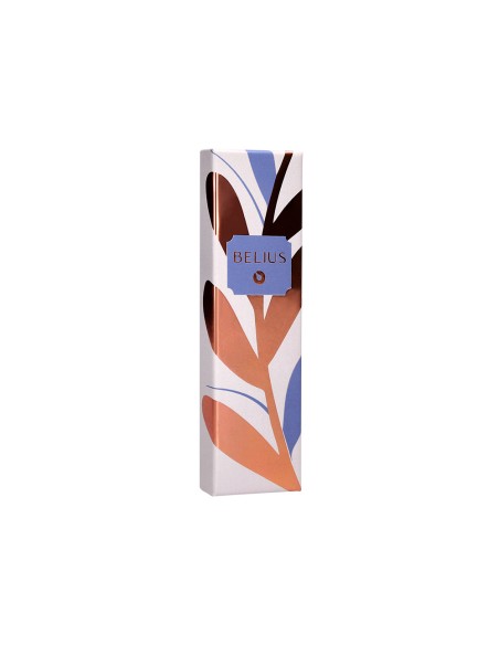 Boligrafo belius rose aluminio color azul electrico/oro rosa tinta azul caja de diseño