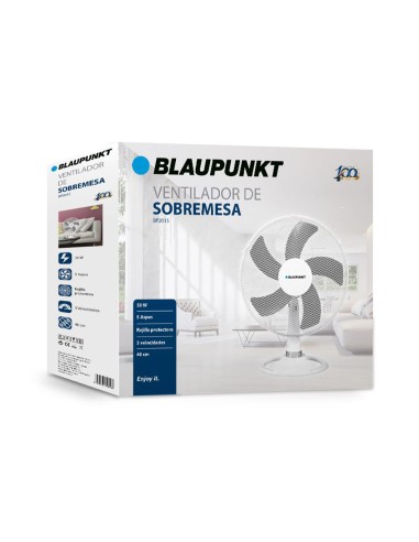 Ventilador blaupunkt sobremesa 5 aspas 3...