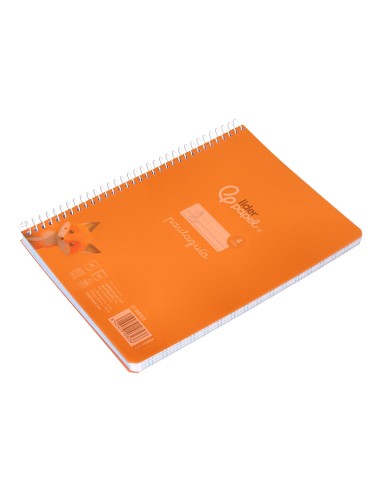 Cuaderno espiral liderpapel a5 pautaguia tapa...