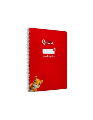 Cuaderno espiral liderpapel a4 pautaguia tapa...