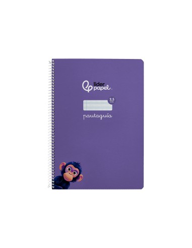 Cuaderno espiral liderpapel a4 pautaguia tapa...