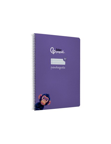 Cuaderno espiral liderpapel a4 pautaguia tapa...
