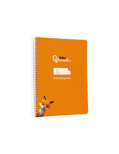 Cuaderno espiral liderpapel a5 pautaguia tapa...