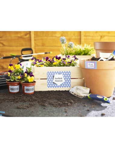 Etiqueta adhesiva avery blanca brillante laser...