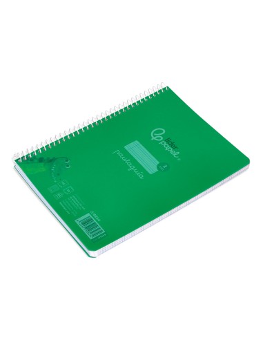Cuaderno espiral liderpapel a5 pautaguia tapa...