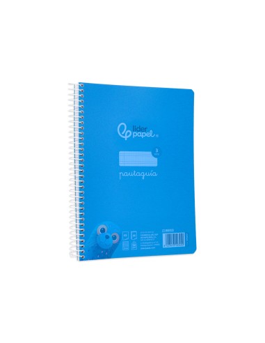 Cuaderno espiral liderpapel a5 pautaguia tapa...